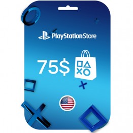 کارت هدیه دیجیتال ۷۵ دلاری PlayStation Store US